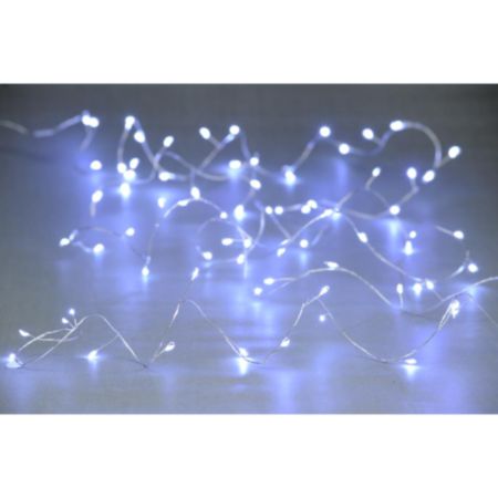 Christmas Dewdrop Cluster Lights (Battery Operated) | 80 LEDs - White