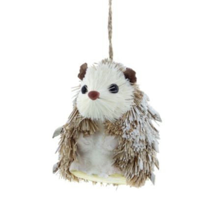 Hanging Christmas Ornament (11cm) - Bristle Hedgehog