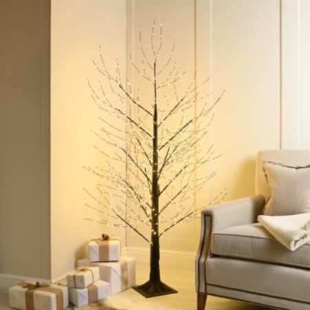 Black Christmas Tree Light Feature - 150cm