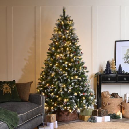 Prelit Frostvale Pine Christmas Tree - 180cm