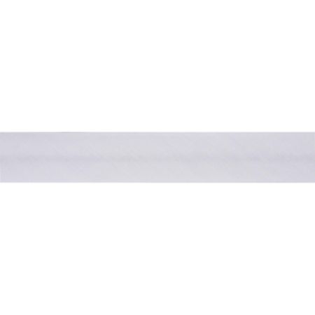 Bias Binding Polycotton Trim | 2.5m x 25mm - White