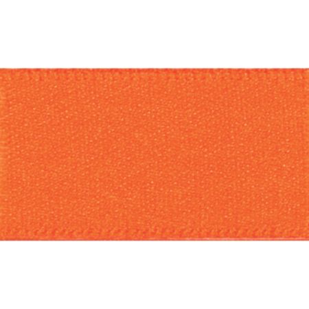 Berisfords Double Faced Satin Ribbon | 20m x 7mm (Orange Delight)