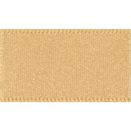 Berisfords Double Faced Satin Ribbon | 20m x 7mm (Honey Gold)