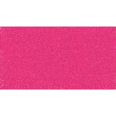 Berisfords Double Faced Satin Ribbon | 20m x 7mm (Shocking Pink)