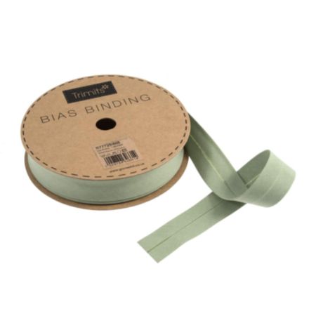 Bias Binding Polycotton Trim | 20m x 25mm - Sage