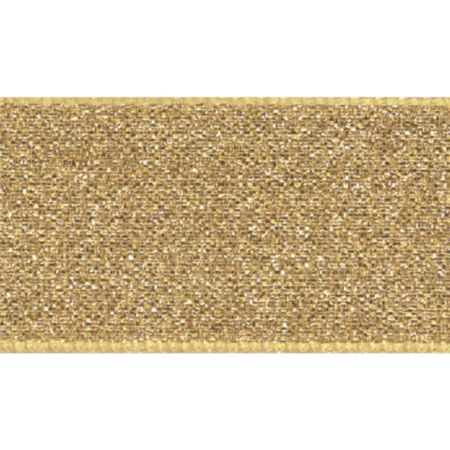 Berisfords Lamé  Ribbon | 20m x 7mm (Gold)