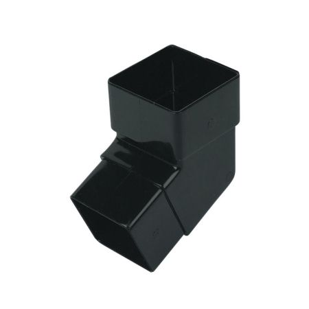 Floplast Black Square 112° Offset Bend - 65mm (RBS2 BL)
