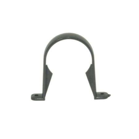 Floplast Anthracite Grey Pipe Clip - 68mm (RC1)