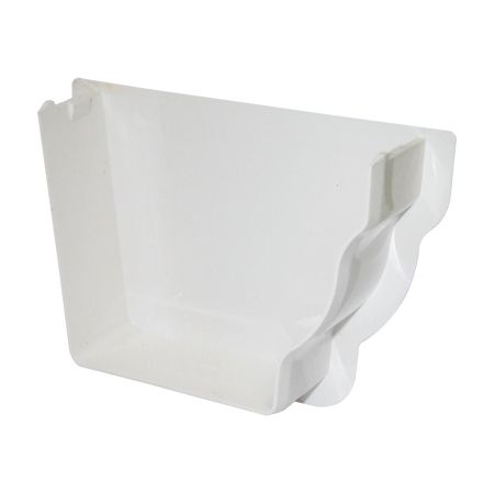 Floplast Niagara White Internal Right Hand Stop End (REN4 W)