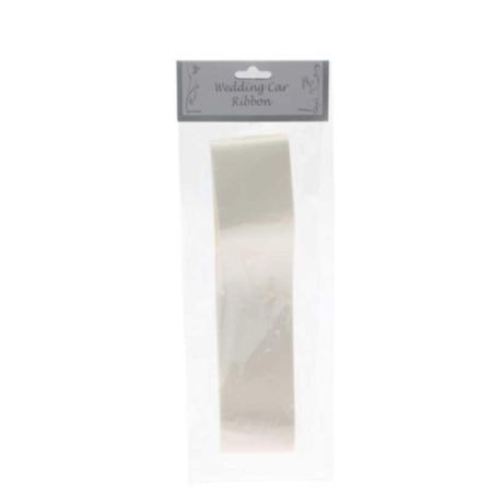 Ivory Wedding Car Ribbon (9m)