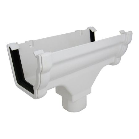 Floplast Niagara White Running Outlet (RON1 W)