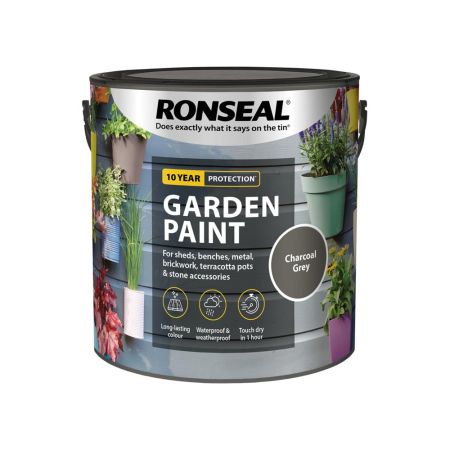 Ronseal Garden Paint Charcoal Grey 2.5L