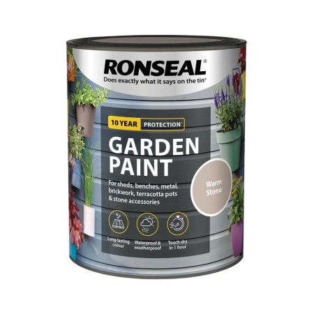 Ronseal Garden Paint Warm Stone 750ml