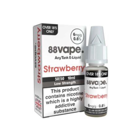 88Vape AnyTank E-Liquid | 6mg - Sweet Strawberry (10ml)