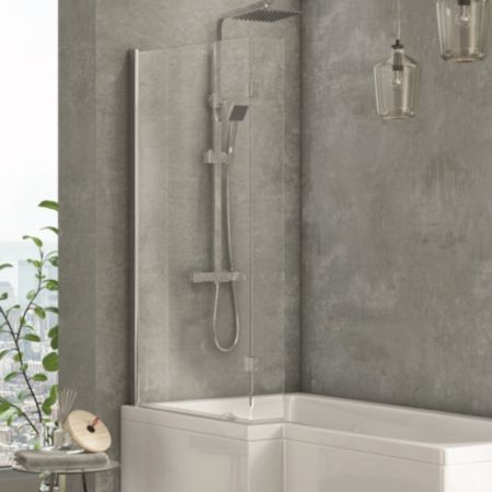 Scudo L-Shaped Bath Screen