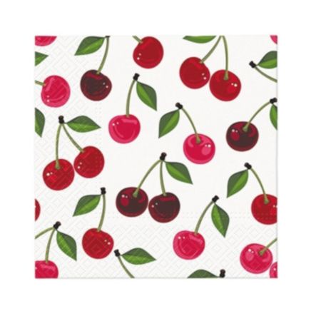 PAW Cherries Pattern Napkins