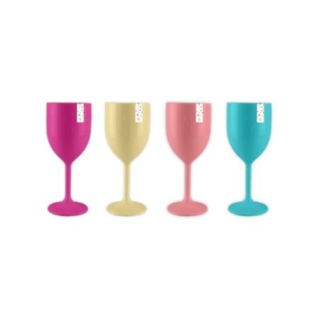 Summer Plastic Wine Glass
