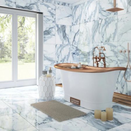 Tuscany Marble Tiles (30 x 60cm) | Blue