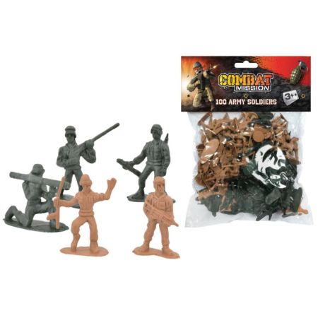 Soldier Figure Set - Combat Mission - 100 Piece