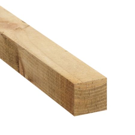 2”x 2”x  7' Treated Sawn Square Fence Post