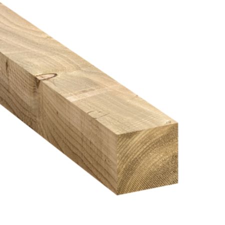 3”x 3”x 6' Pressure Treated Sawn Fence Post