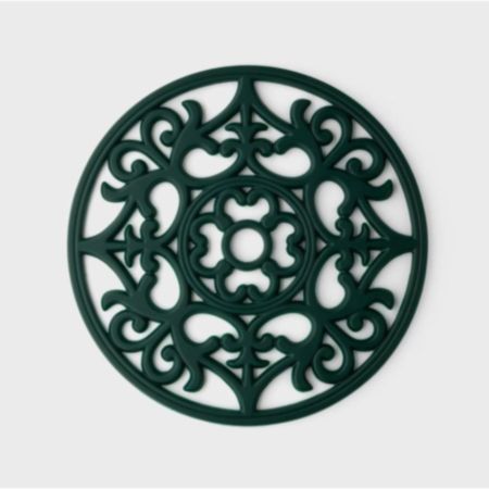 Taylor's Eye Witness Vintage Round Silicone Trivet Racing Green
