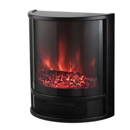 Warmlite 1.8KW Lavenham Log Effect Fire Stove Black
