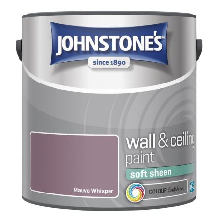Johnstone's Wall & Ceiling Paint Soft Sheen Mauve Whisper 2.5L