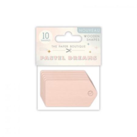 Pastel Dreams - Wooden Shapes x10