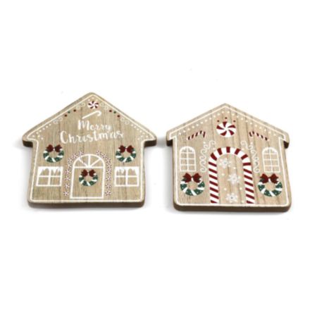 15 x 14cm GingerBread House Coaster