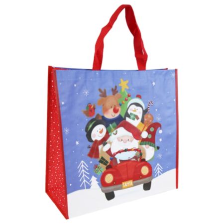 Gift Bag (Jumbo Square) - Santa Car