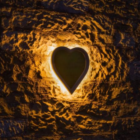 Woodlodge Small Heart Solar Mirror