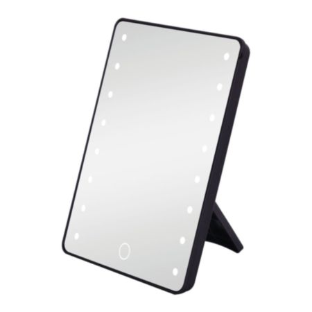 LED Vanity Mirror - Black (17cm x 22cm)