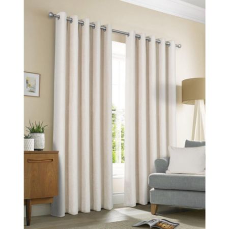 Sundour Amberley Eyelet Chenille Curtains