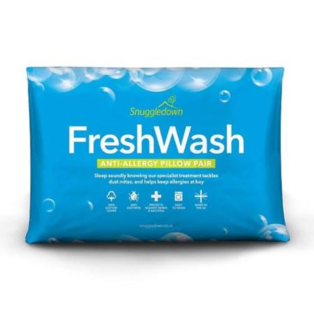 Snuggledown FreshWash Anti-Allergy Pillow
