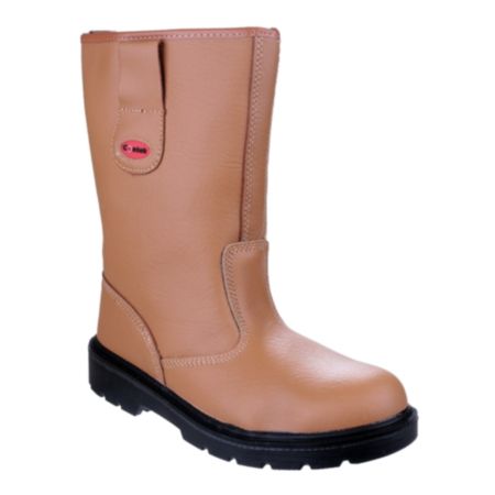 Centek Mens Safety Rigger Shoes - Tan