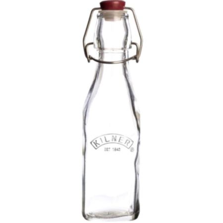 Kilner Clip Top Square Bottle 0.25L