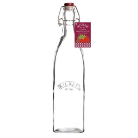 Kilner Clip Top Square Bottle 1L