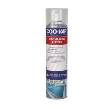 Coo-Var Road Line Marking Aerosol Paint Yellow 750ml