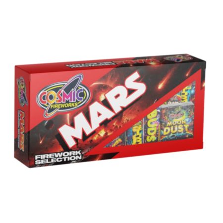 Cosmic Mars Fireworks Selection Box - 12 Piece