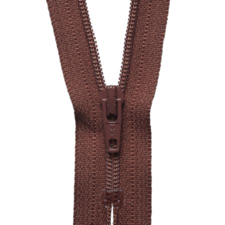 YKK Nylon Dress and Skirt Zip - Russet (56cm)