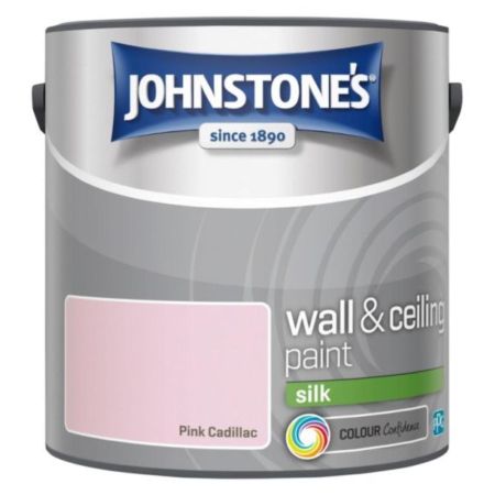 Johnstone's Wall And Ceiling Paint Silk Pink Cadillac 2.5L
