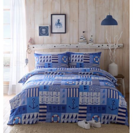 Portfolio Regatta Duvet Set - Blue