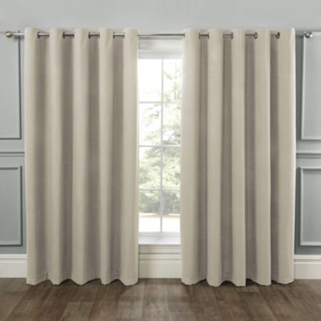 Rocco Blackout Eyelet Curtains - Cream 