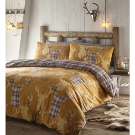 Portfolio Tartan Stag Duvet Set