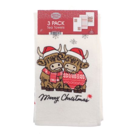 Christmas Tea Towels (3 Pack)