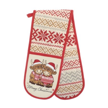 Christmas Double Oven Glove