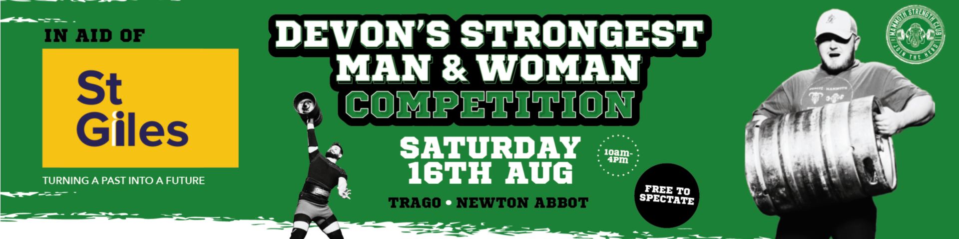 Devon’s Strongest Man & Woman Competition • 10am-4pm