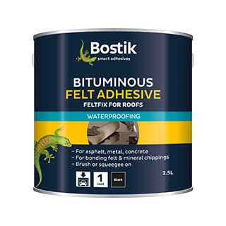 Bostik Bitumen Felt Adhesive For Roofs 2.5L £9.29