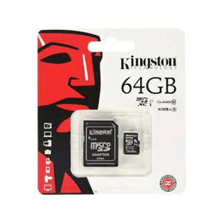 Kingston MicroSDXC & Adapter 100Mbs 64Gb Icon